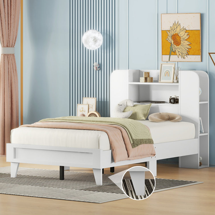 Wayfair twin 2024 bed white